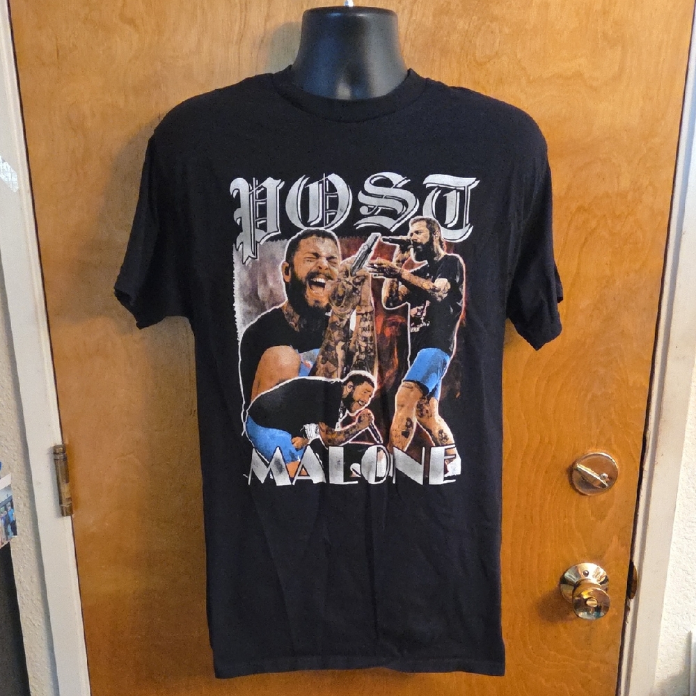 Post Malone 2023 Tour‎ Concert T-Shirt If Y'all Weren't Here I'd Be Crying Large